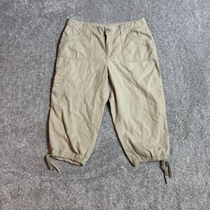 Christopher & Banks Khaki Pants Womens Size 10 Boho Cottagecore Peasant Casual